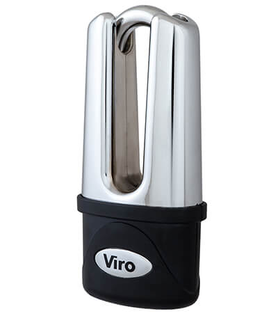 Замок VIRO MOTO BLINDATO EXTREME STAINLESS STEEL